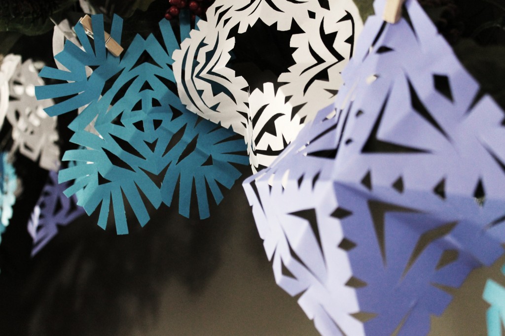 Paper snowflakes