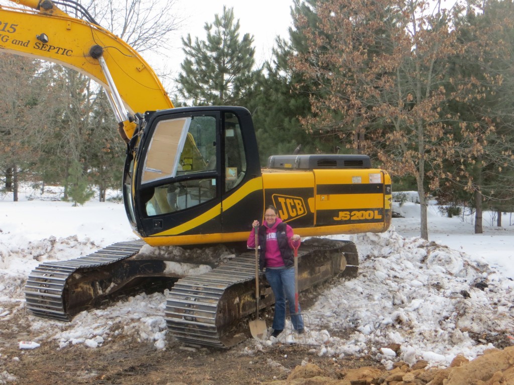 excavation at Millers with trisha