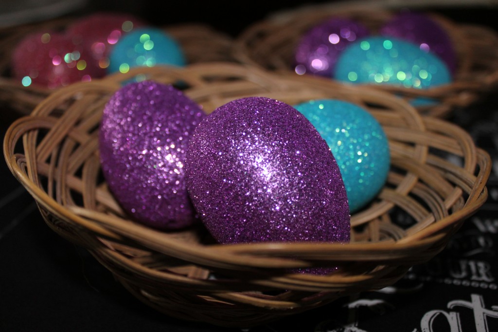 glitter eggs
