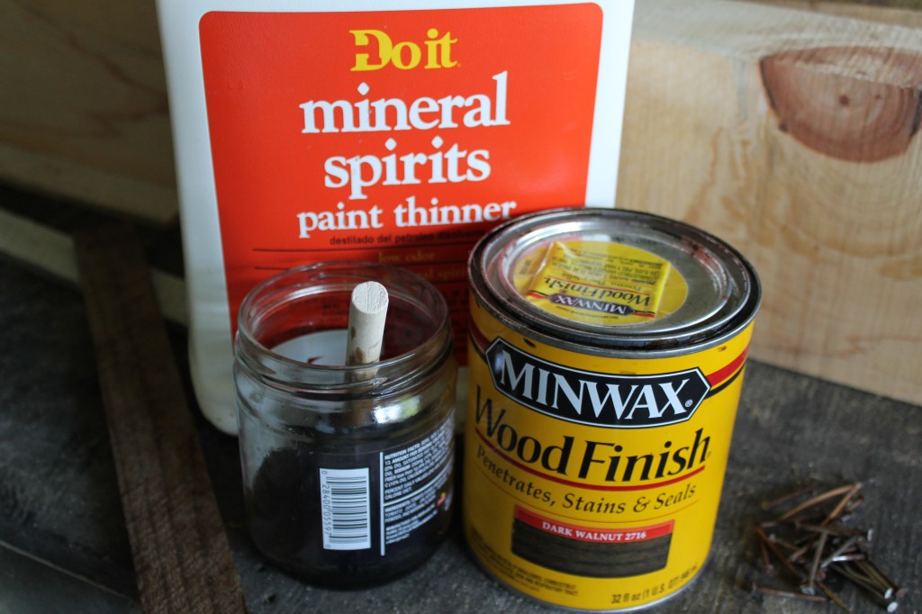 supplies for staining