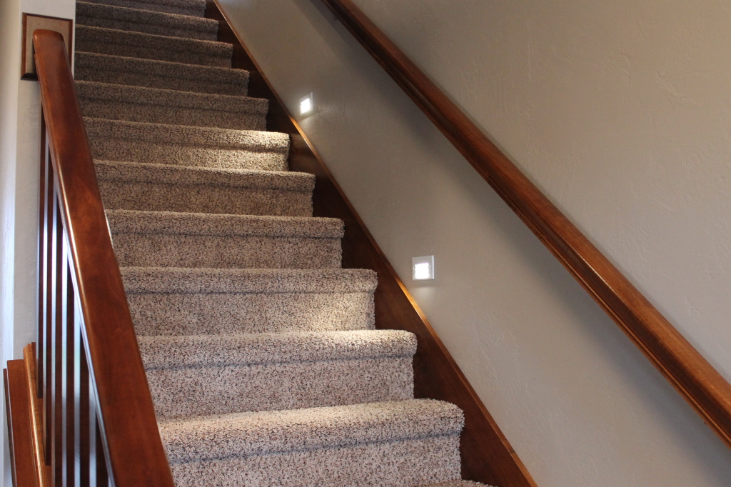 lighting on stairs