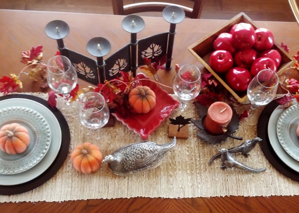 red tablesetting