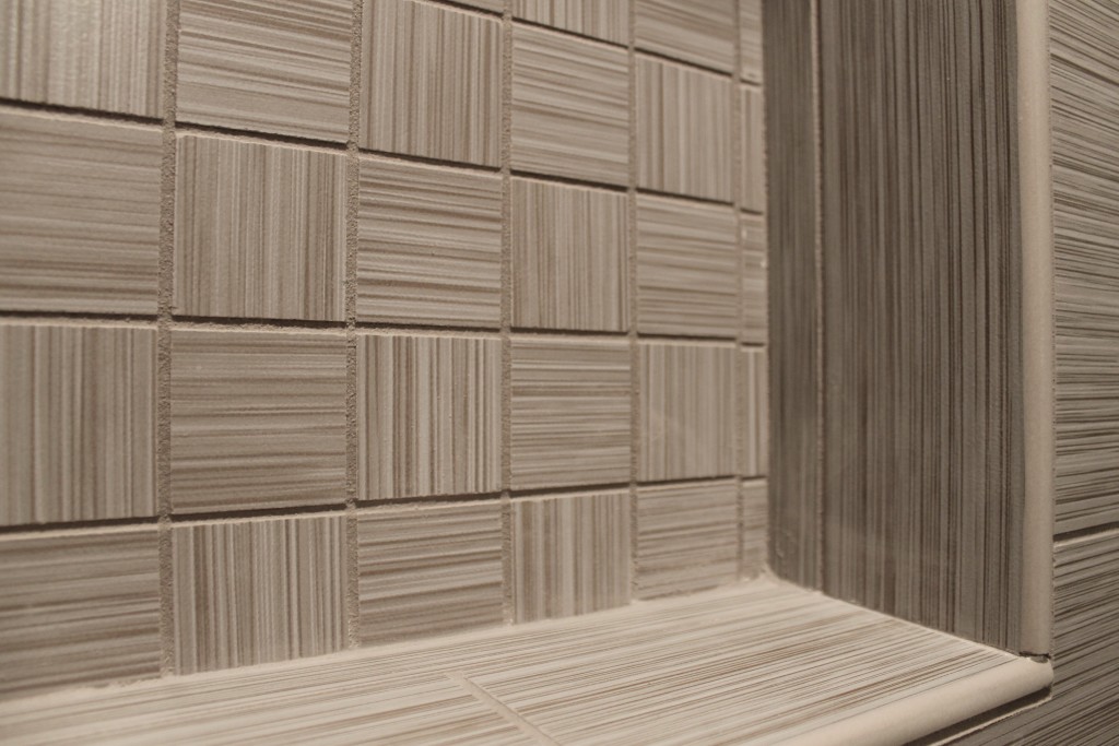 linen wall tile niche