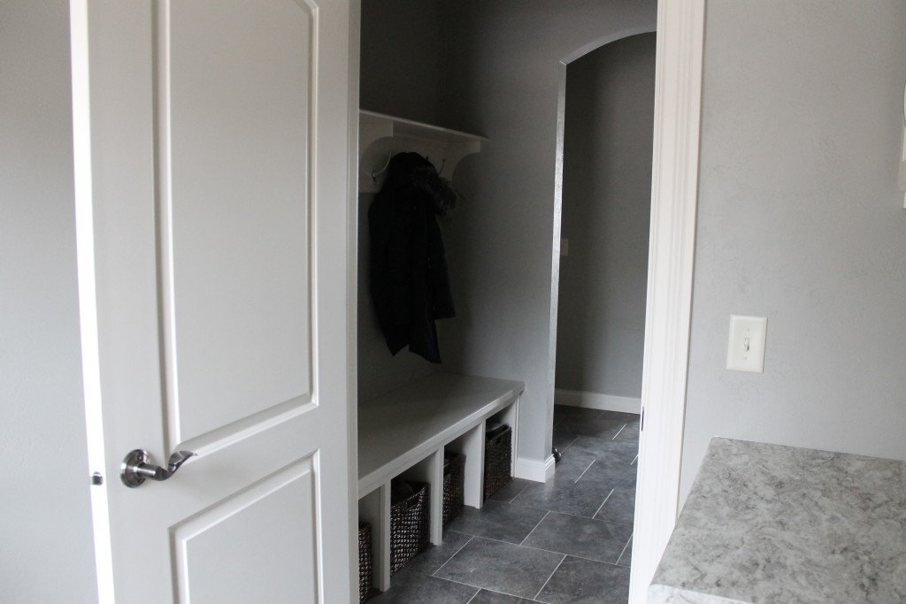 mudroom with hooks