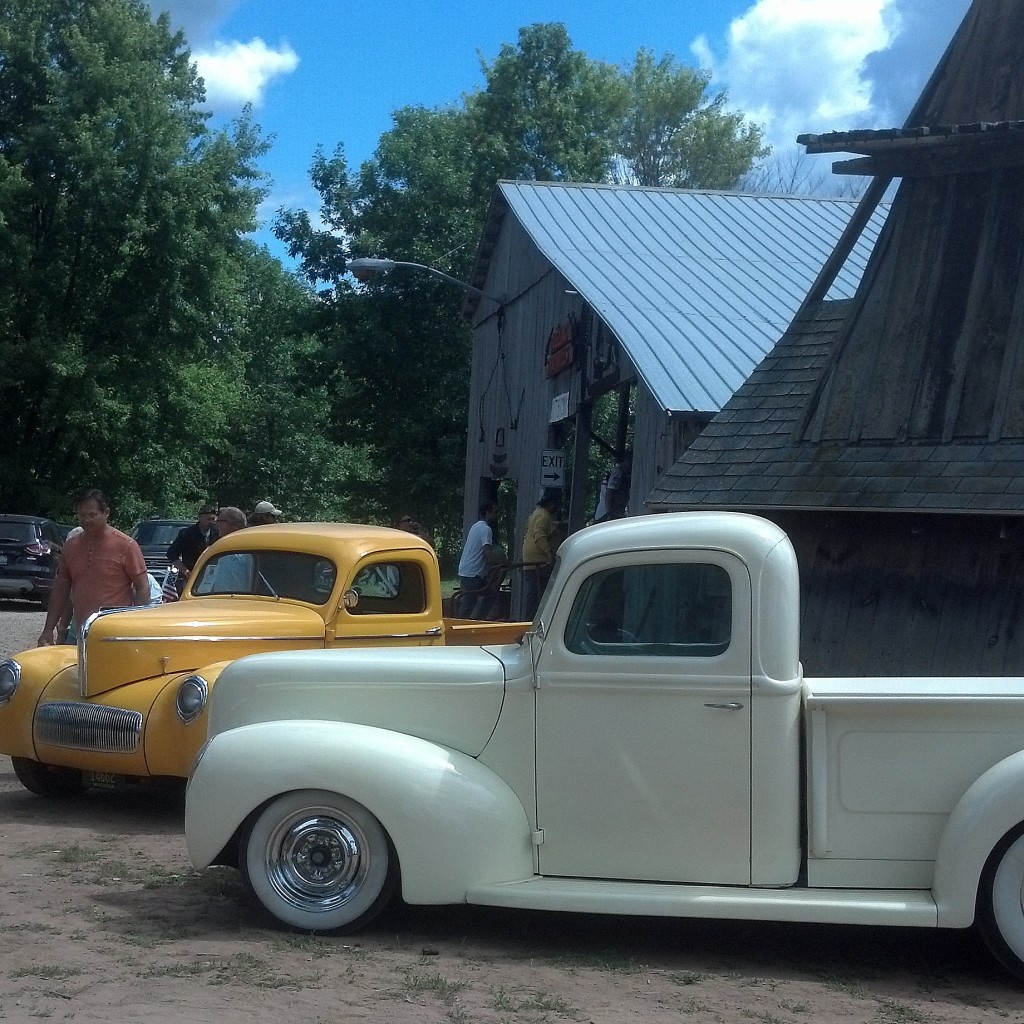 old trucks at symco