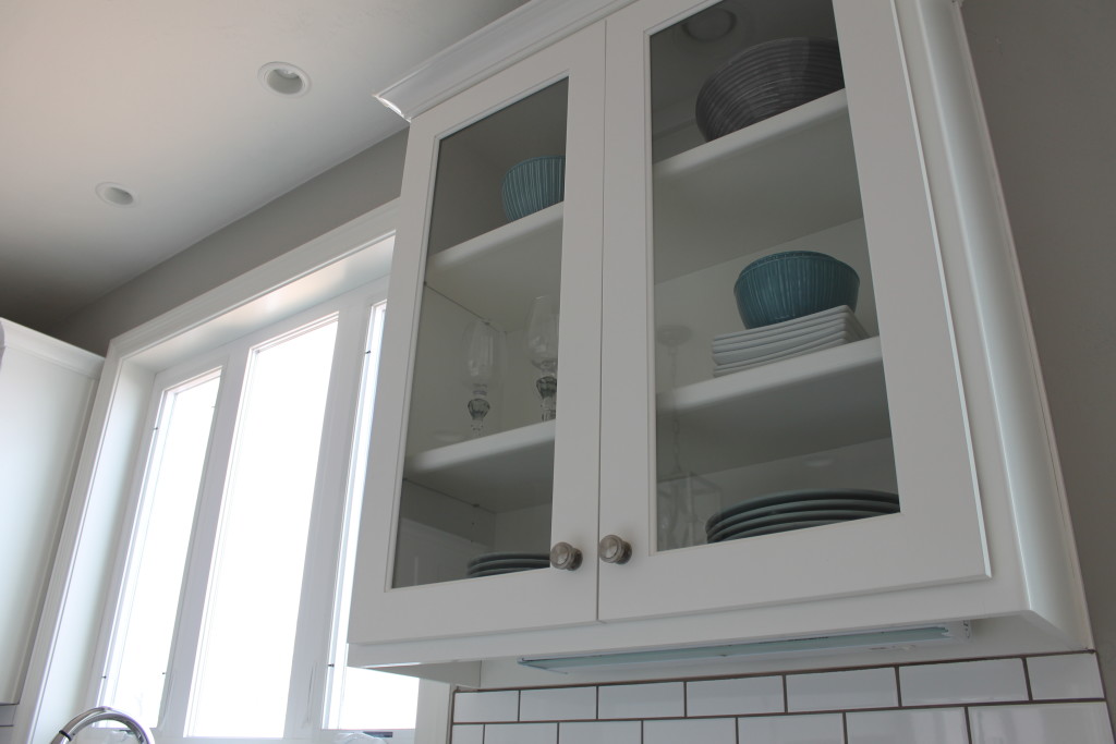 cabinet with glass doors