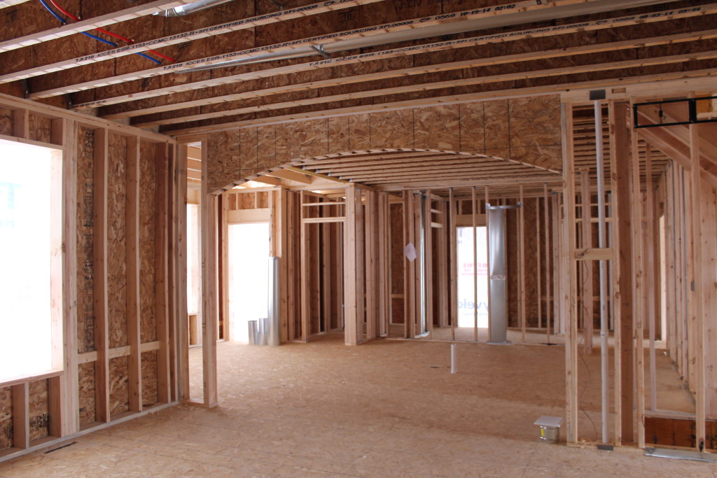 Framing the kitchen Horton