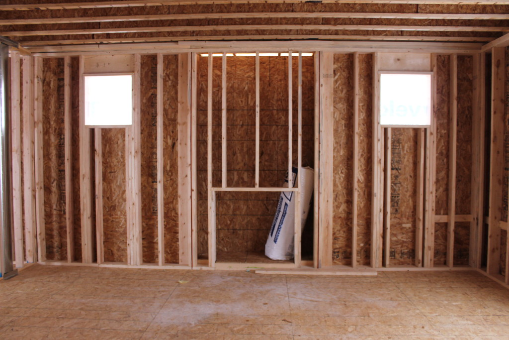 framing fireplace wall