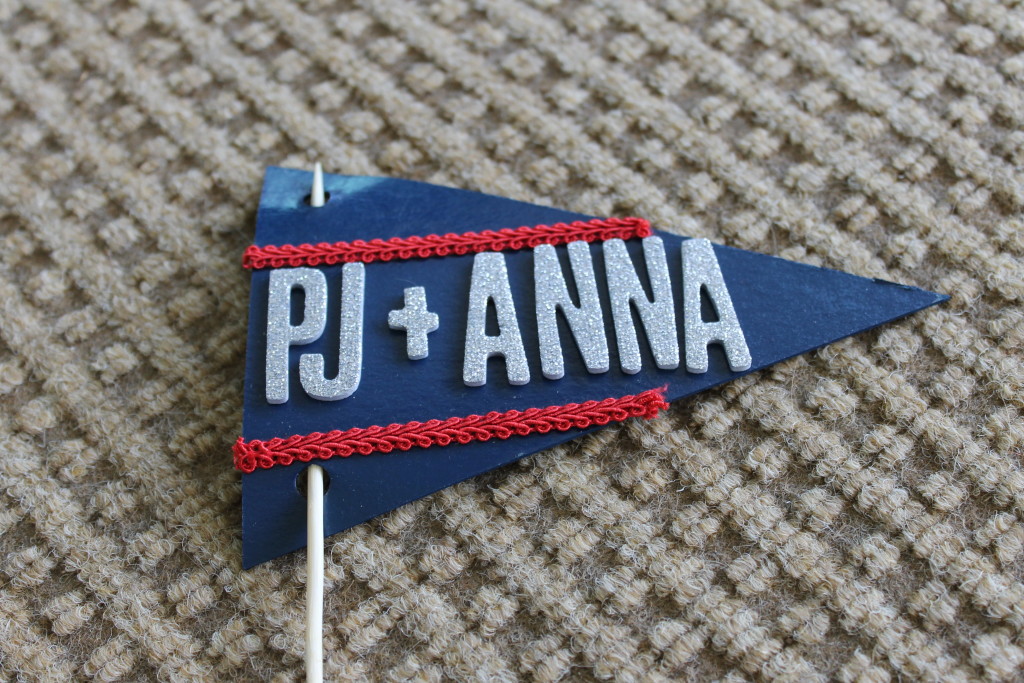 pennant for wedding