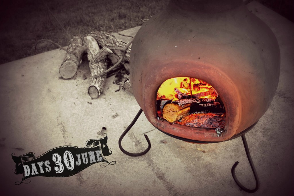 chiminea 30 days of June2015