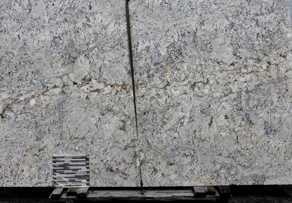 light granite with light backsplash