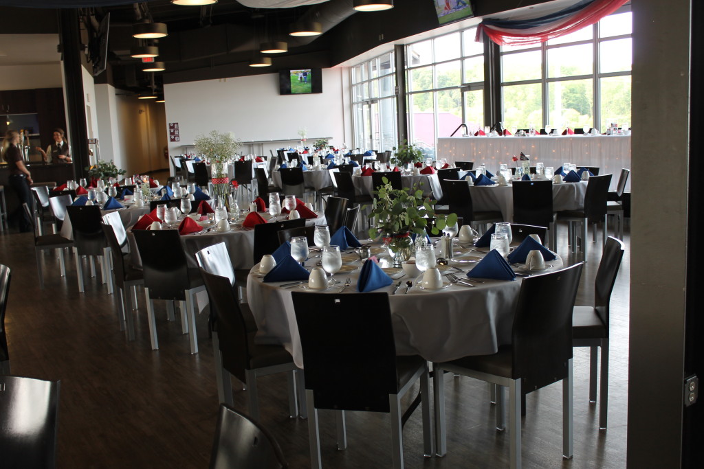 red white and blue wedding decorations