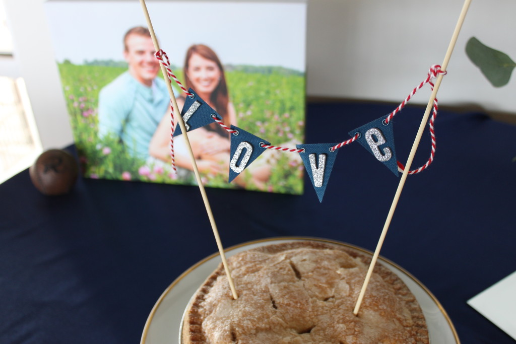 summer wedding dessert topper