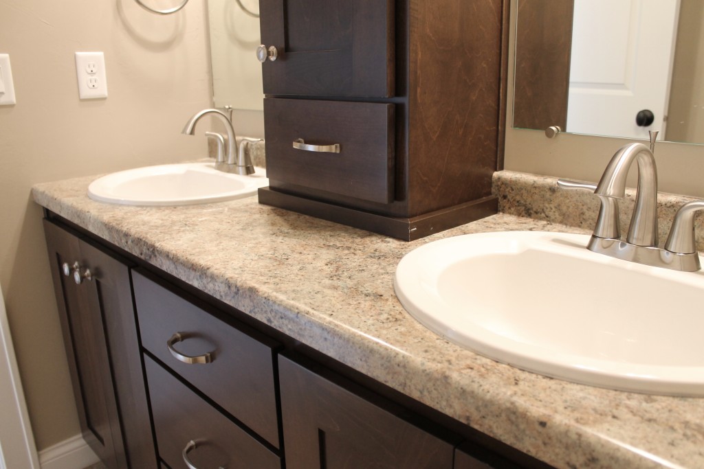 Meyer main bath double sinks