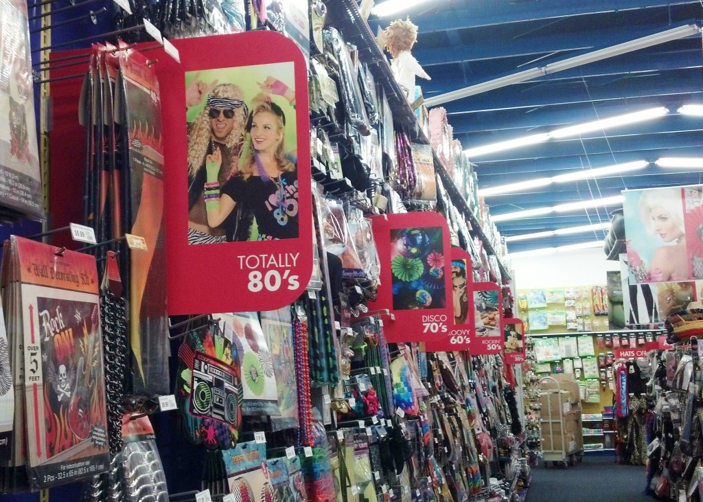 Party City- no 90s section!