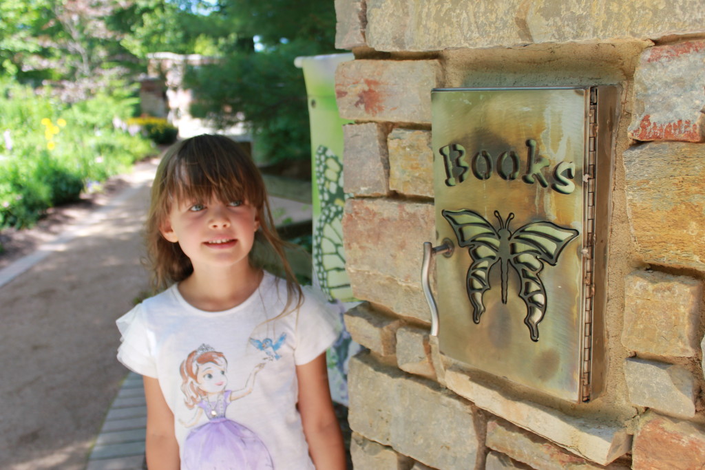 Storybook gardens book pillar