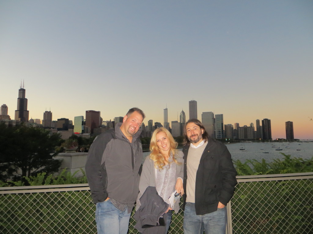 dusk at chicago skyline group2014