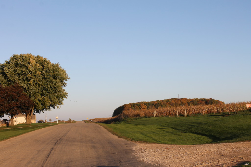 Mt Bay Trail view of Beech rd, bonduel