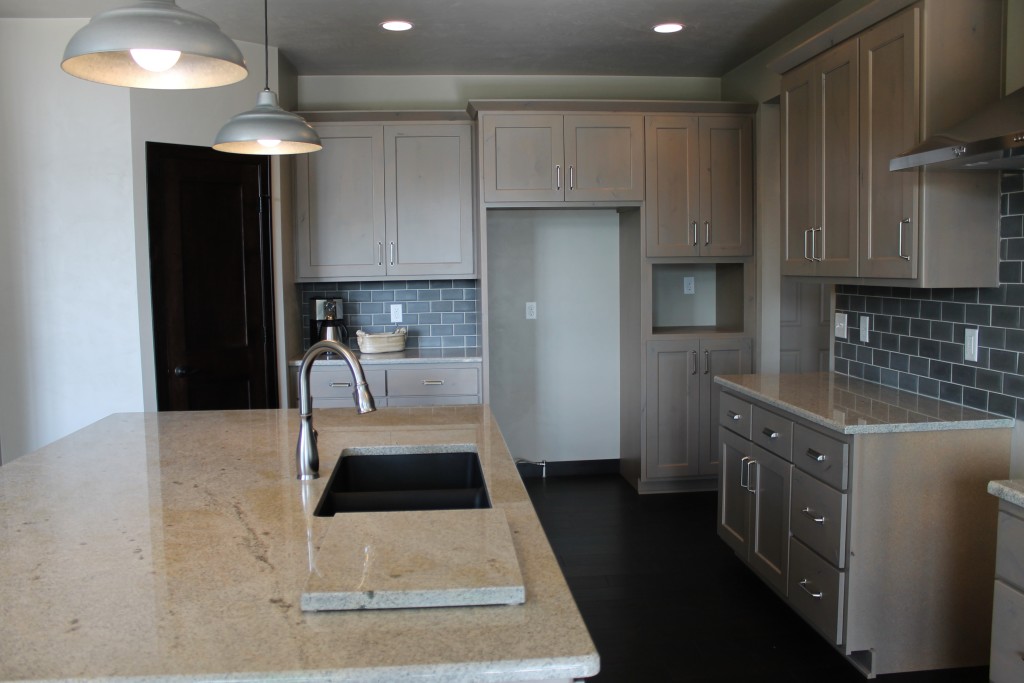 beechwood kitchen with rustic stain