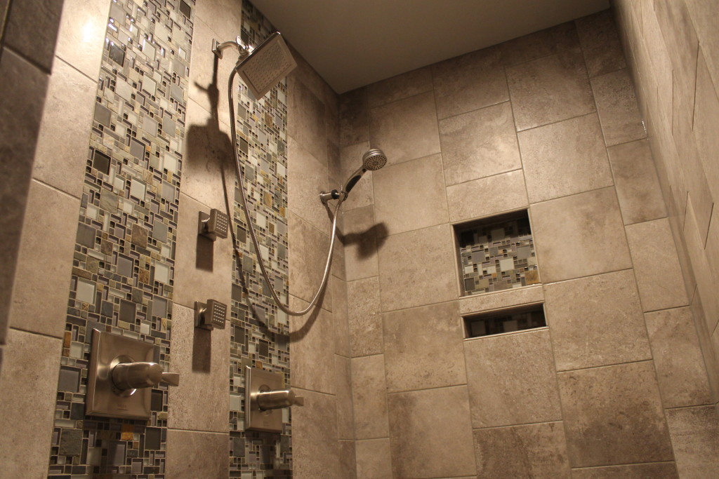 tile shower