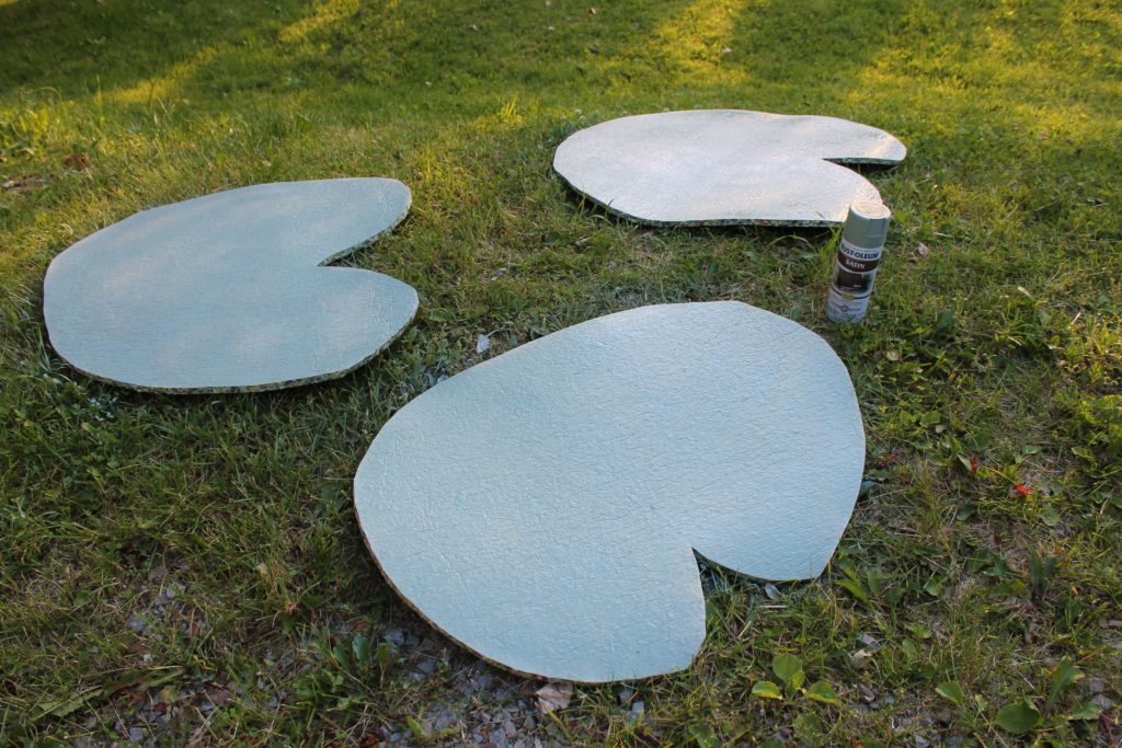 spray painted pad project