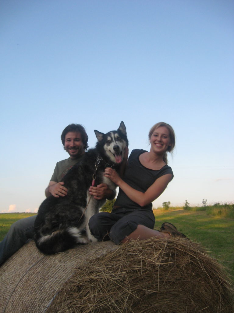 kody on the hay bale july 2008