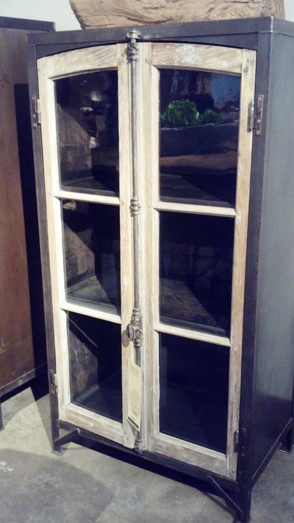 side curio cabinet at august haven in green baby black and distressed pickled finish