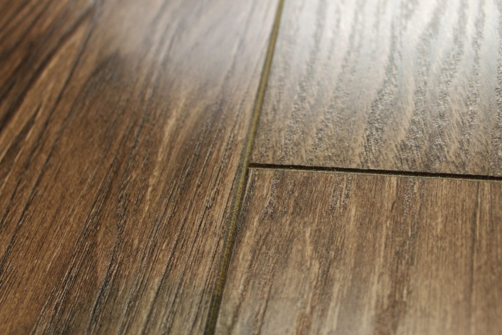 Laminate flooring new beveled edges between boards
