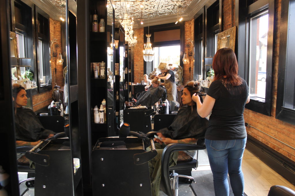 rustic-brick-wall-at-blue-angel-salon