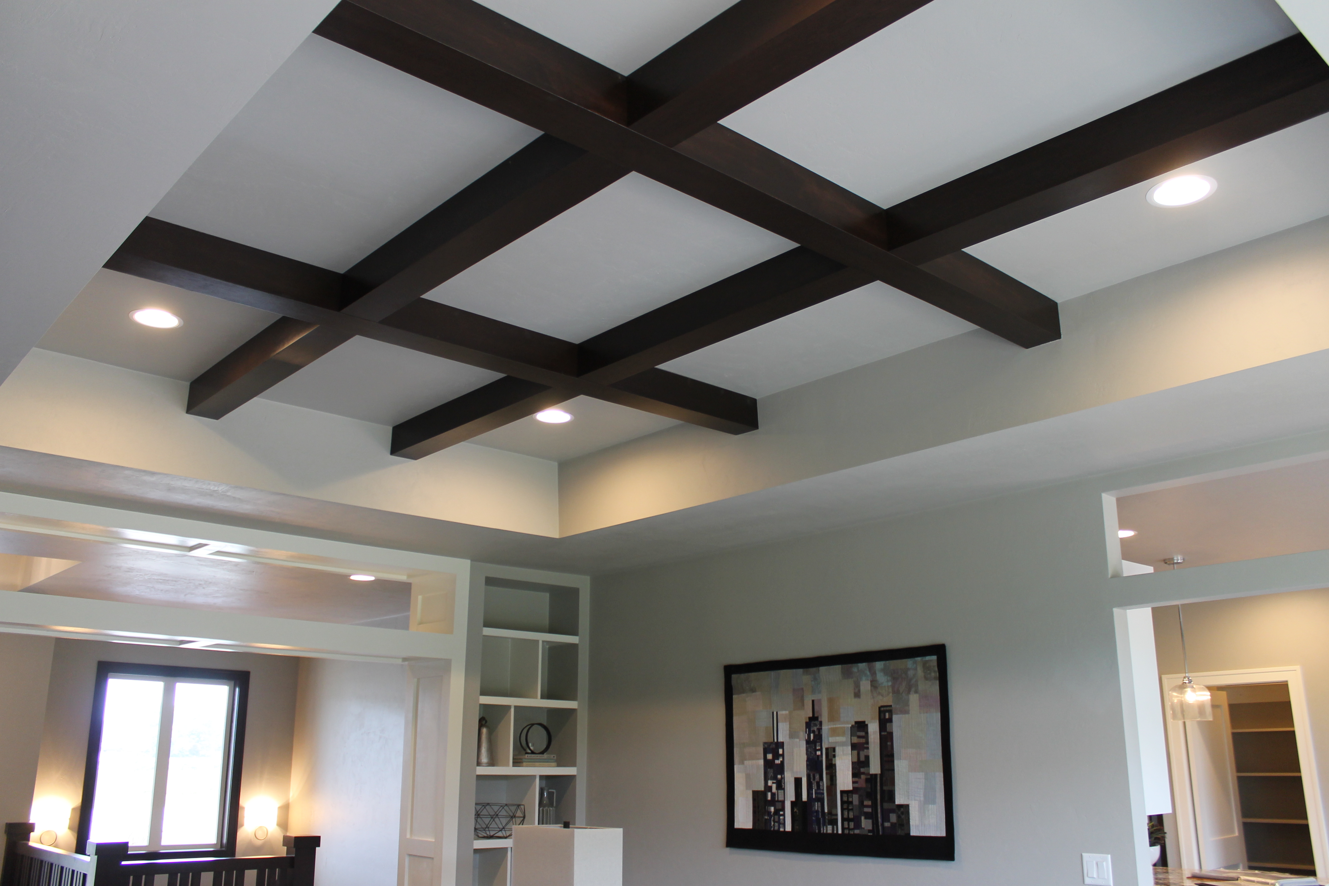ceiling beams living room cost
