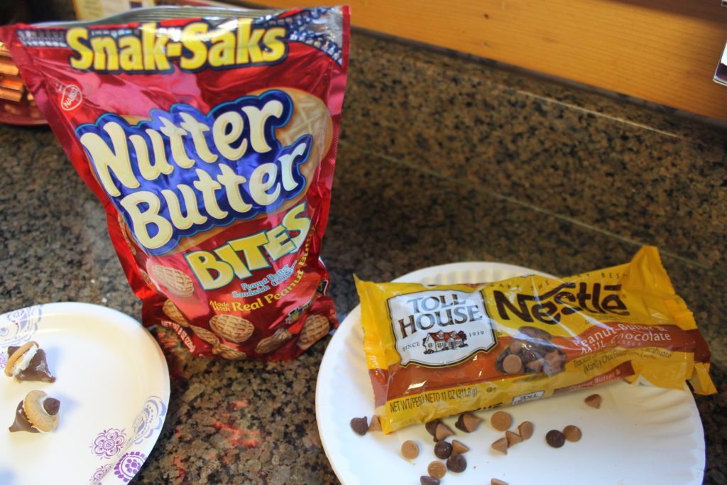 nutter-butter-and-mini-chips-for-chocolate-acorns