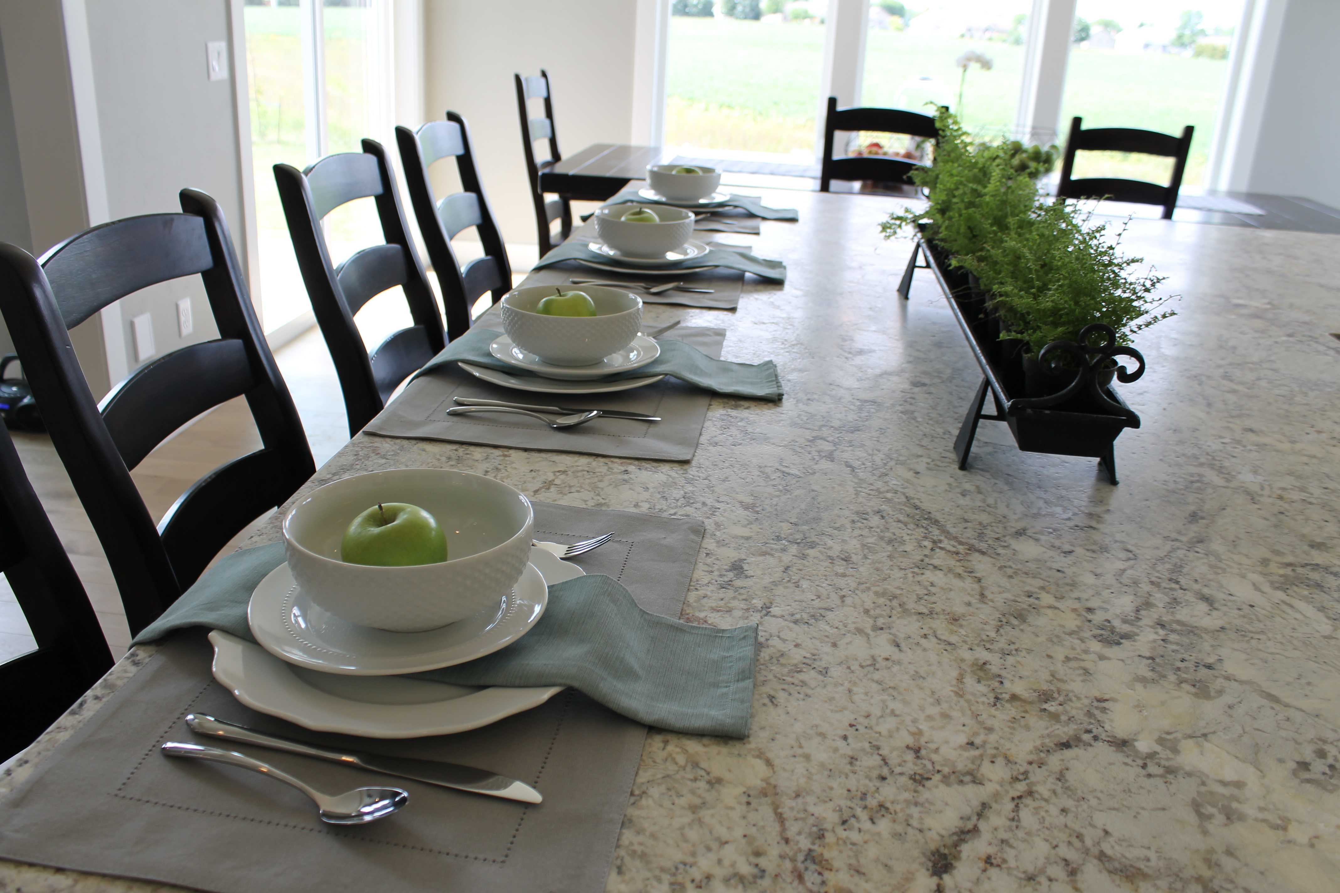 More Staging Tips From A Show Home, How To Set A Dining Room Table For Staging