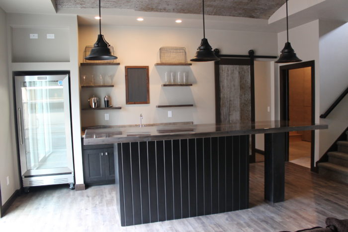 How to design the perfect lower level bar: The back wall – Katie Jane ...